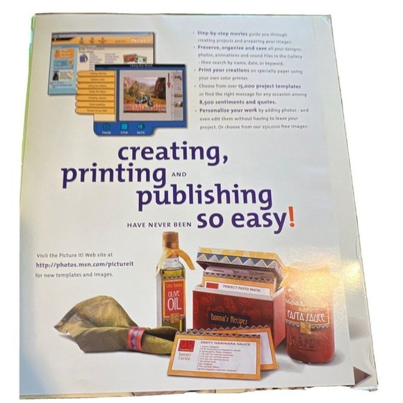 Microsoft Picture It Publishing Platinum 5TH Anniversary Edition Software - Picture 3 of 8